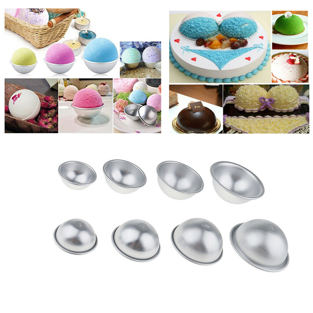 4x Sets 4 Sizes Molds Aluminum Bath  Mold DIY Soap