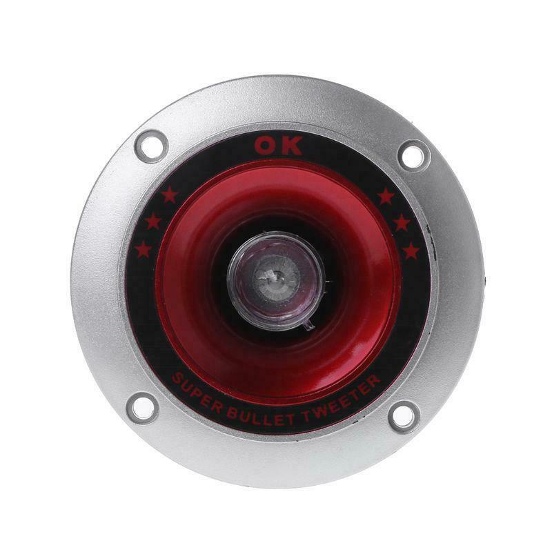 2PCS Audio Speaker Tweeter 4" Piezoelectric Loudspeaker Treble Head Driver Home