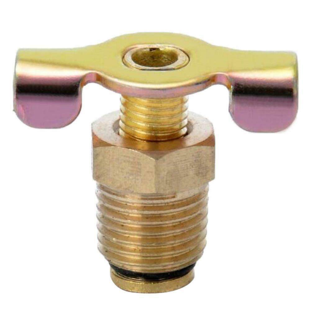 1/4 Inch NPT Brass Drain Valve For Air Compressor Tank Replacement Part Tool