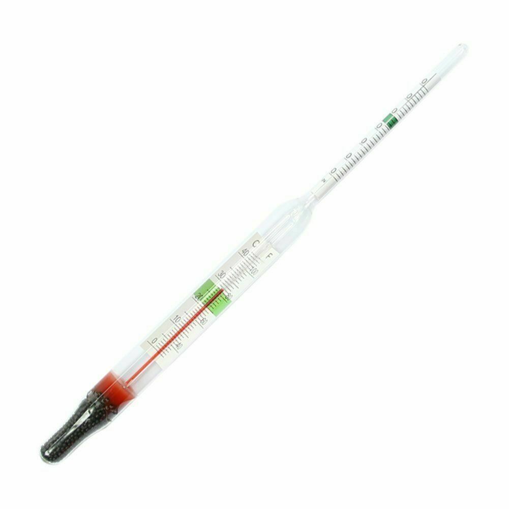 1PC Aquarium Glass Hydrometer with Thermometer Salt Marine Salinity Tester Meter