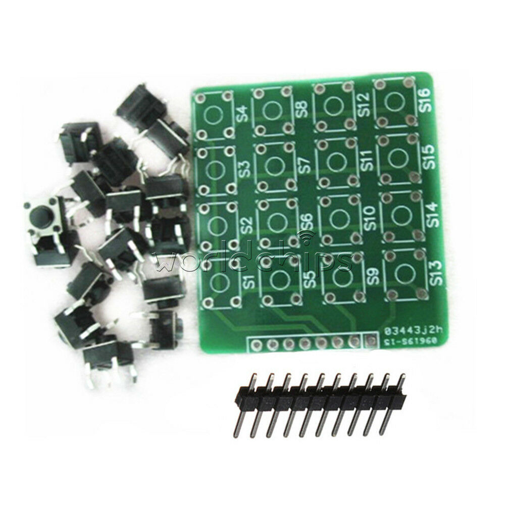 4x4 4*4 Matrix Keypad Keyboard Module 16 Bottons For Arduino MCU DIY kits