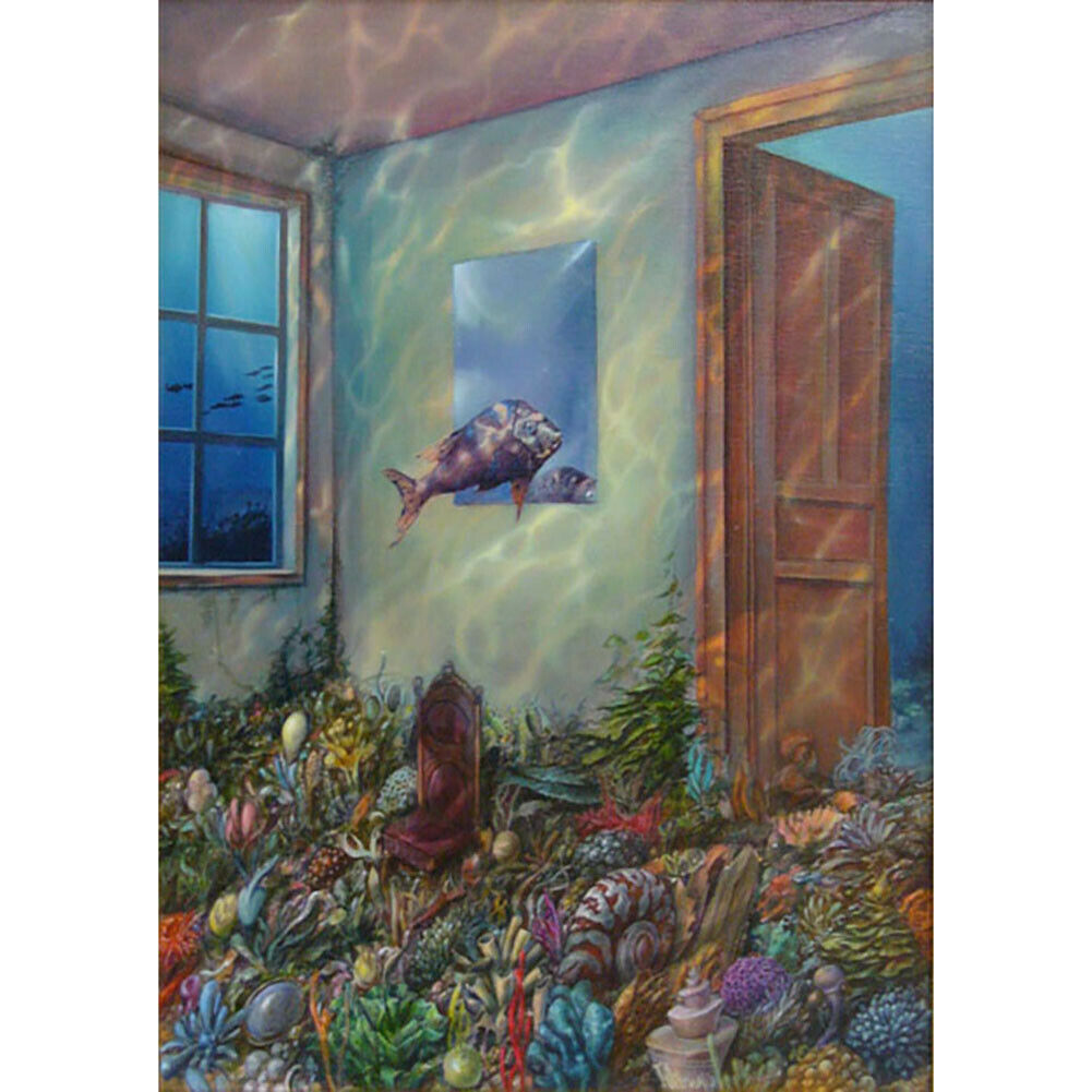 Underwater Animals Diamond Painting Cross Stitch DIY Full Drill Mosaic Kit @