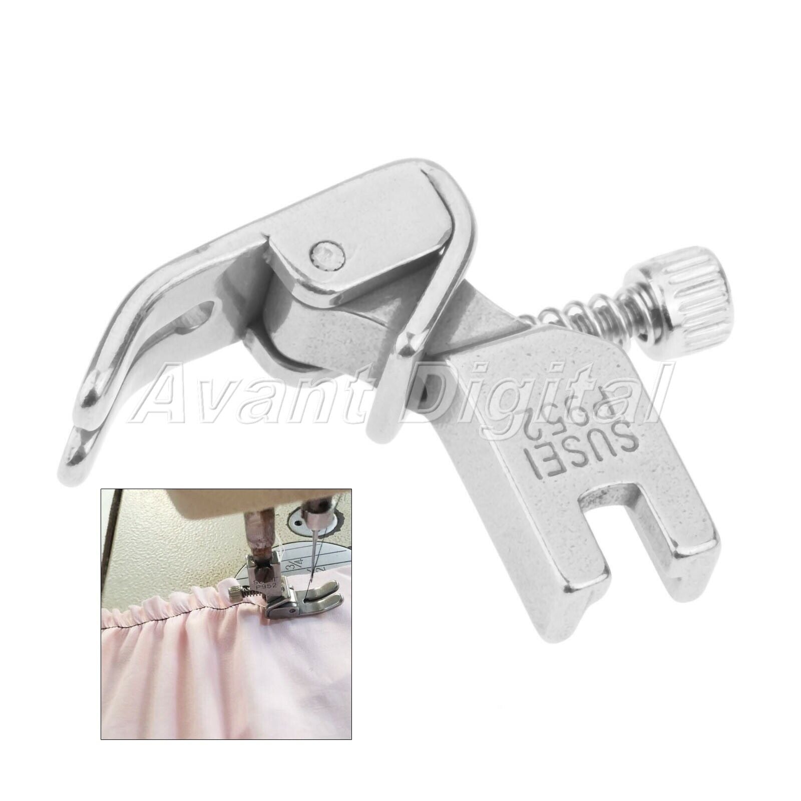 Adjustable Flat Wagon To Crinkle Presser Foot Behind For Brother Sewing Machine