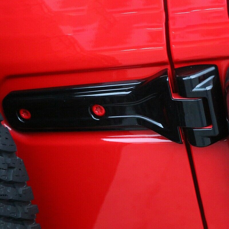 Car Spare Tire Tailgate Door Hinge Covers Stickers for Jeep Wrangler JL 2018P4L7