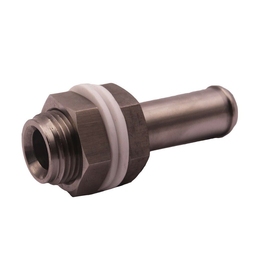 5/8" 16mm Turbo Oil Pan/Oil sump Return Drain Plug Bung Fitting Adapter SS