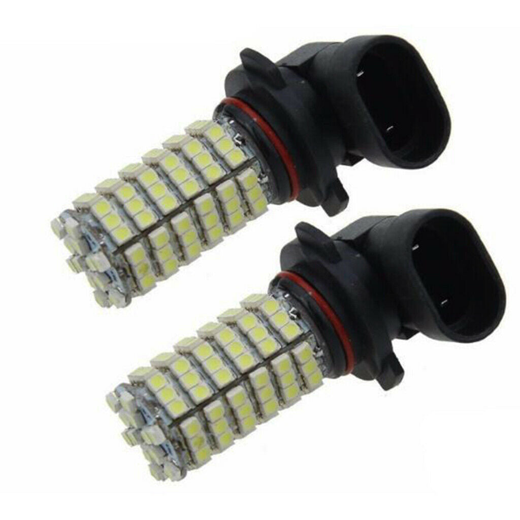 2X 9006/HB4 120SMD 6000K High Power LED Fog Driving Light Turn Signal Lamps