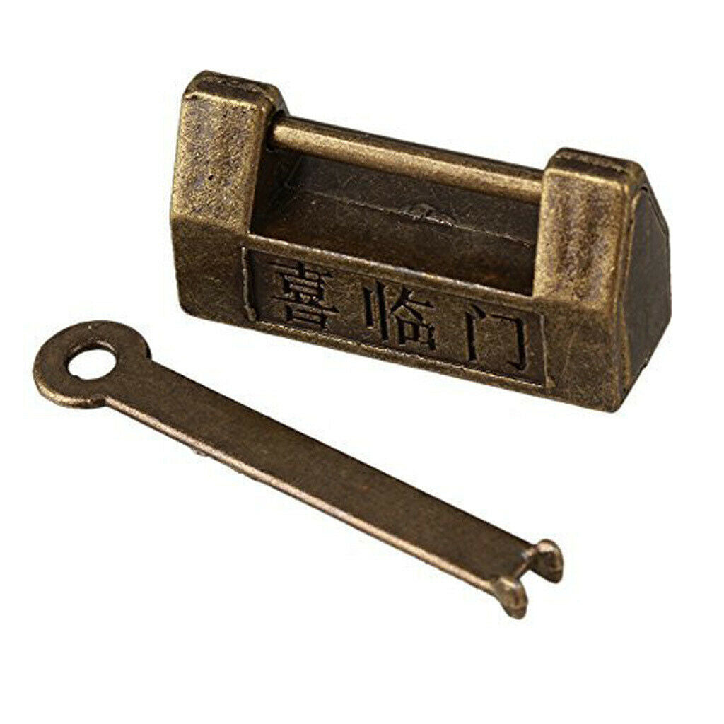 2x Chinese Mini Magpie Flowers Combination Lock Padlock for Luggage Cabinet