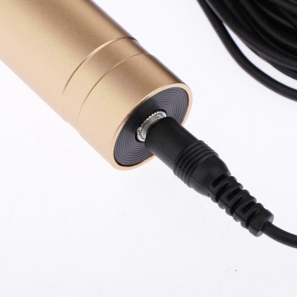 Pro Lavalier Lapel Mic Microphone 6.5mm Output Output for Mixer