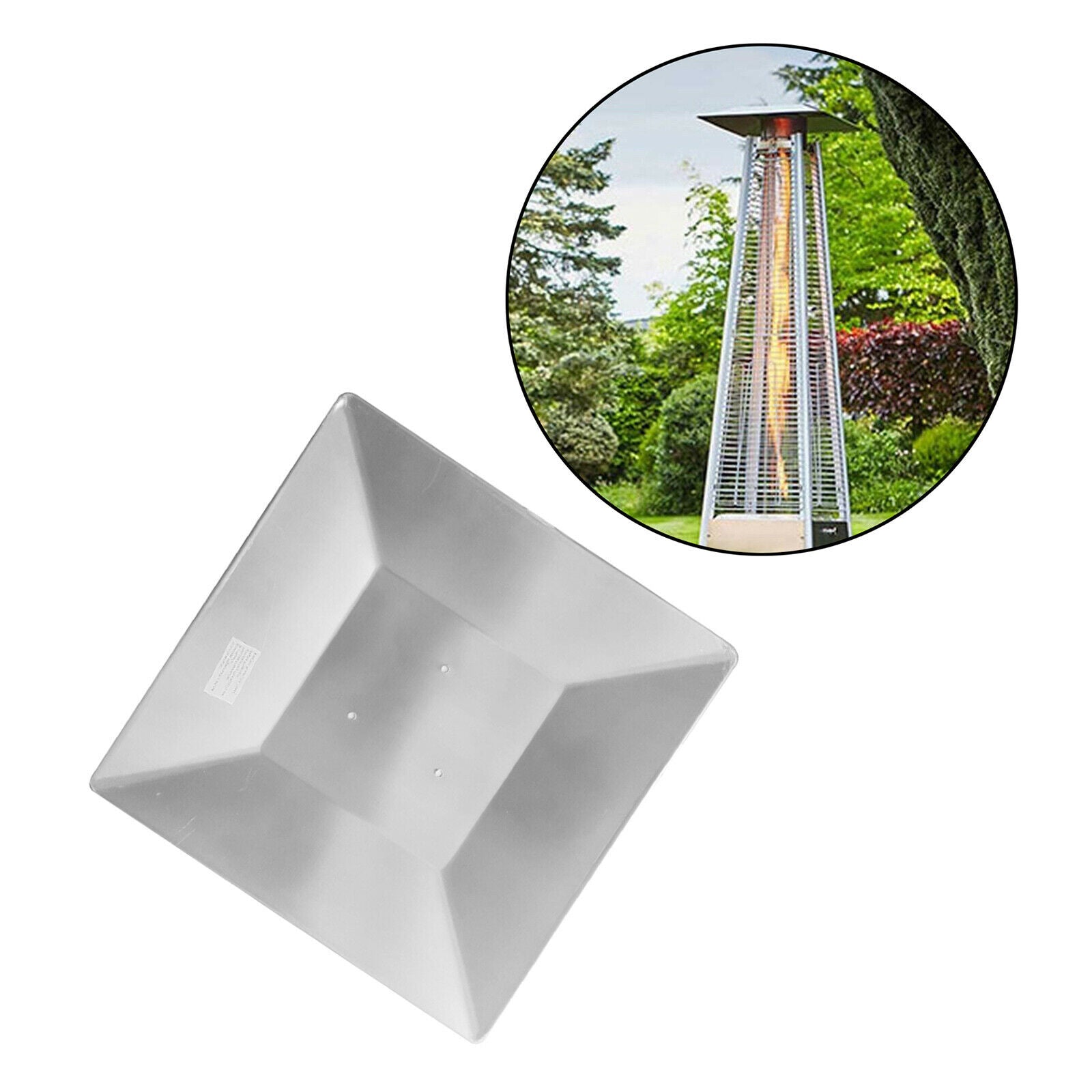 Patio Shield for Propane Heat Focusing Outdoor Garden Cover 6.9cm 2.7inch