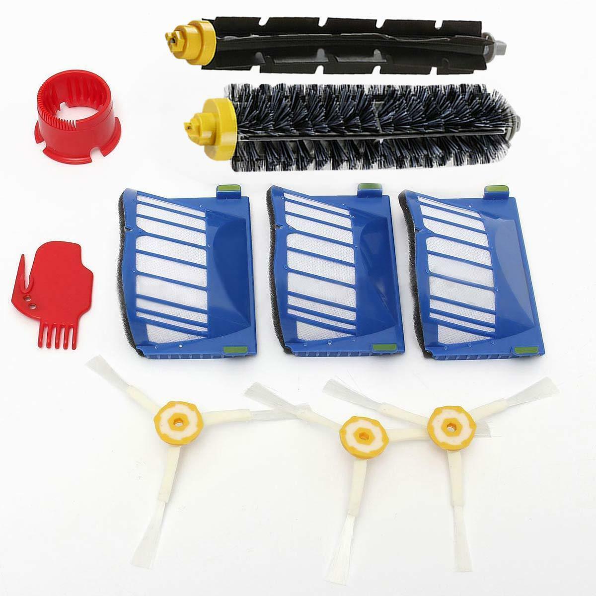 For iRobot Roomba 600 Series 610 620 650 Side Brush/Filters/Replenishment Kit