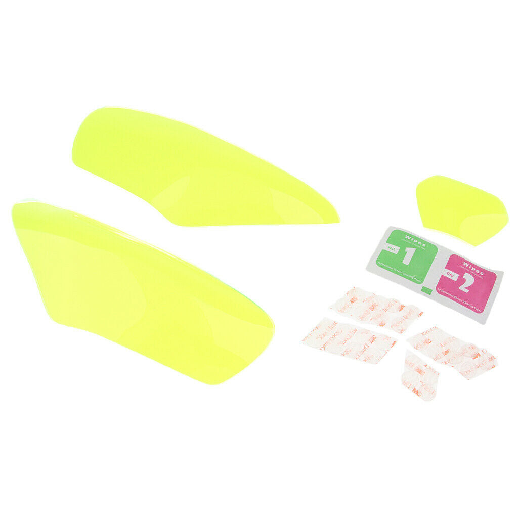 Yellow Front Headlight Lens Protection Screen