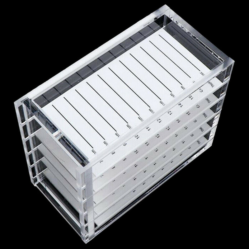 False Eyelashes Storage Box 5 Layers Acrylic Pallet Lash Holder Display StanBDA