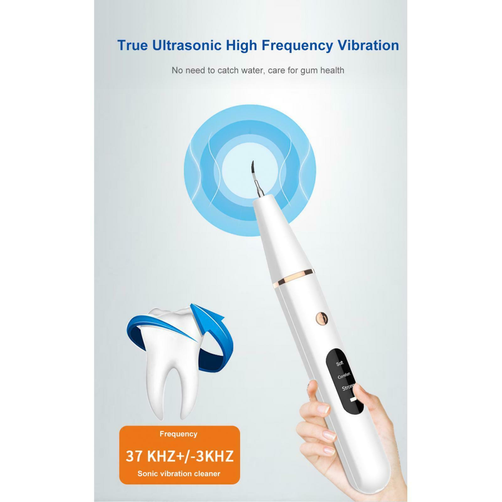 Electric Plaque Remover For Teeth Cleaning Kit Gum Stimulator with LED