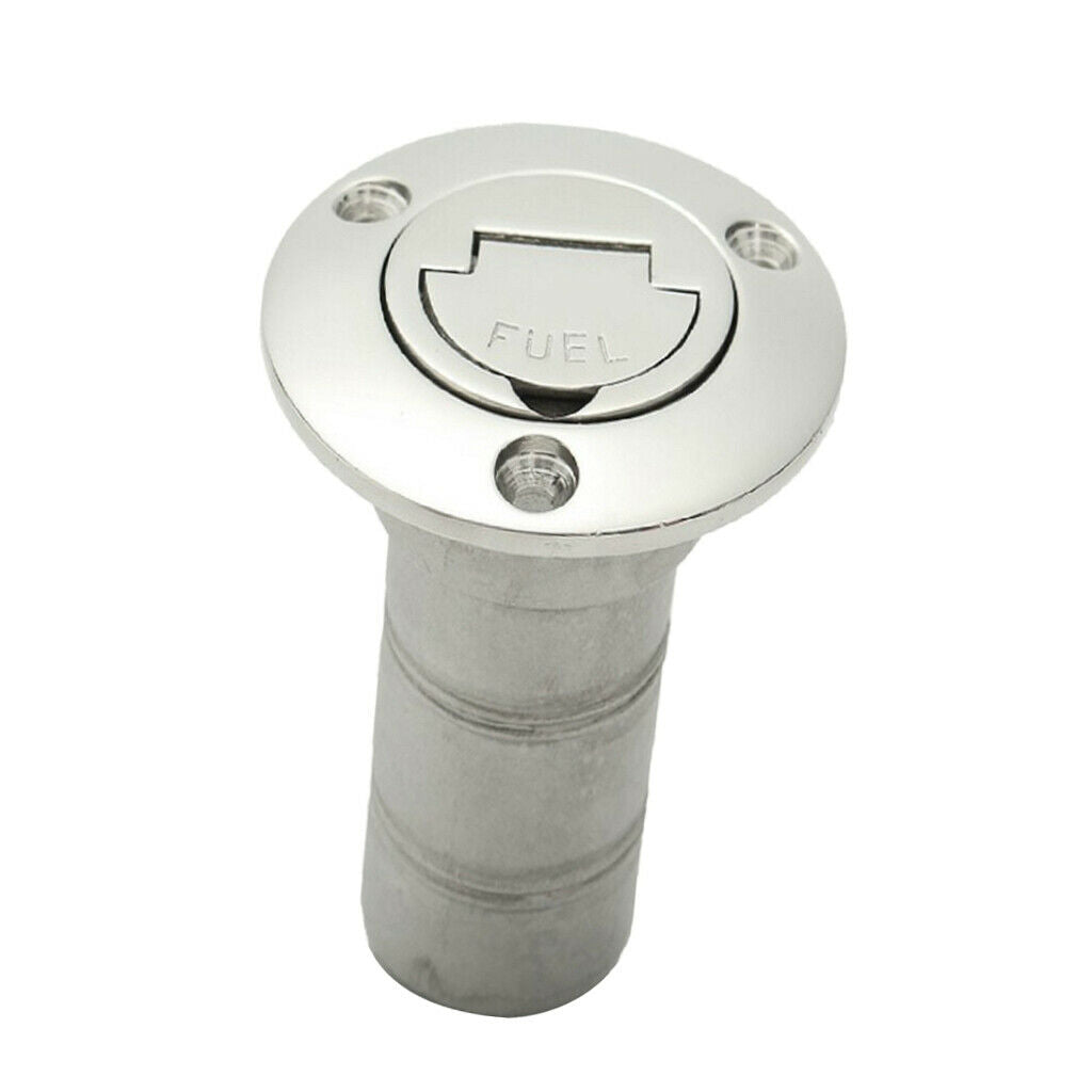Marine Boat Fuel Deck Fill Filler Keyless Lift   Stainless Steel 38mm 1.5