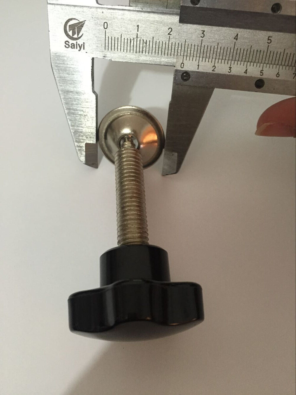2Lots 10mm Dia Threaded 40mm Diameter Plastic Star Head Clamping Knob