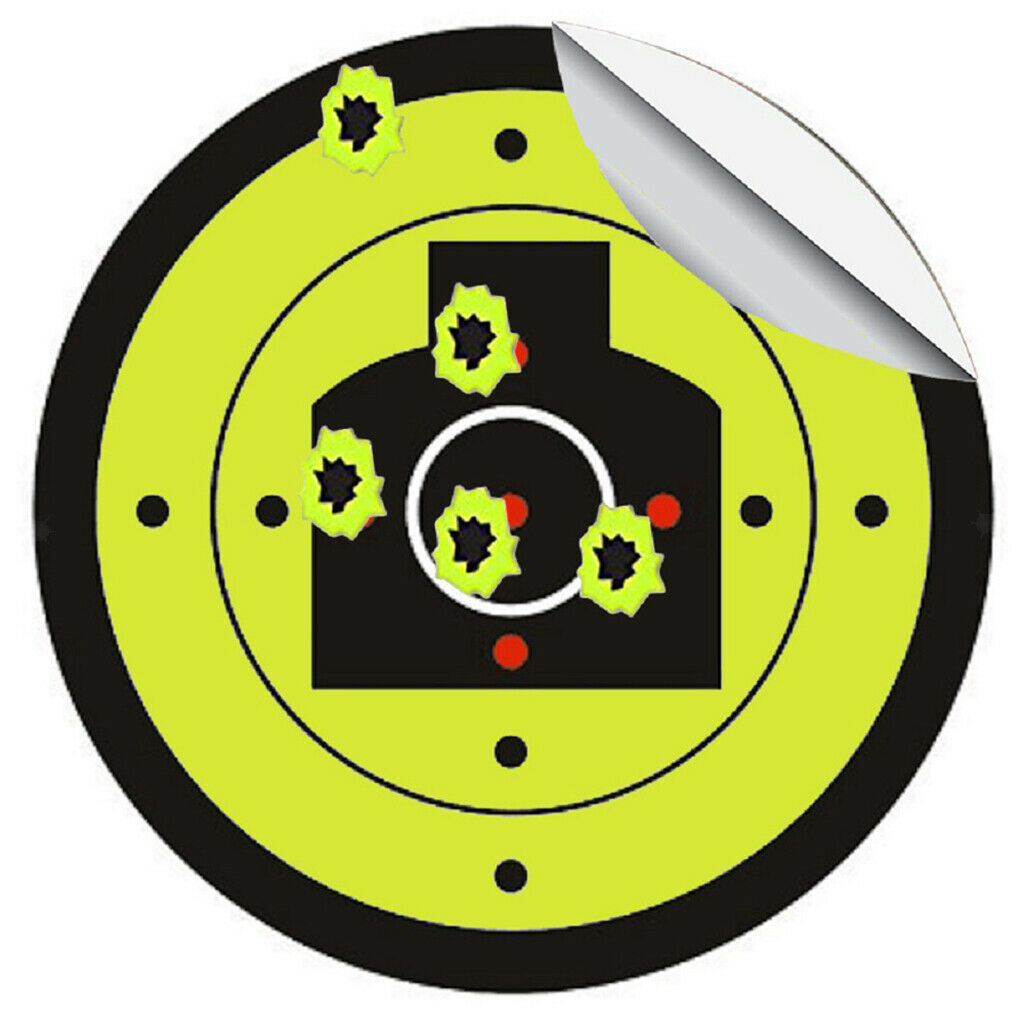 100x Reactive  Shooting Paper Target Shooting Training Practice