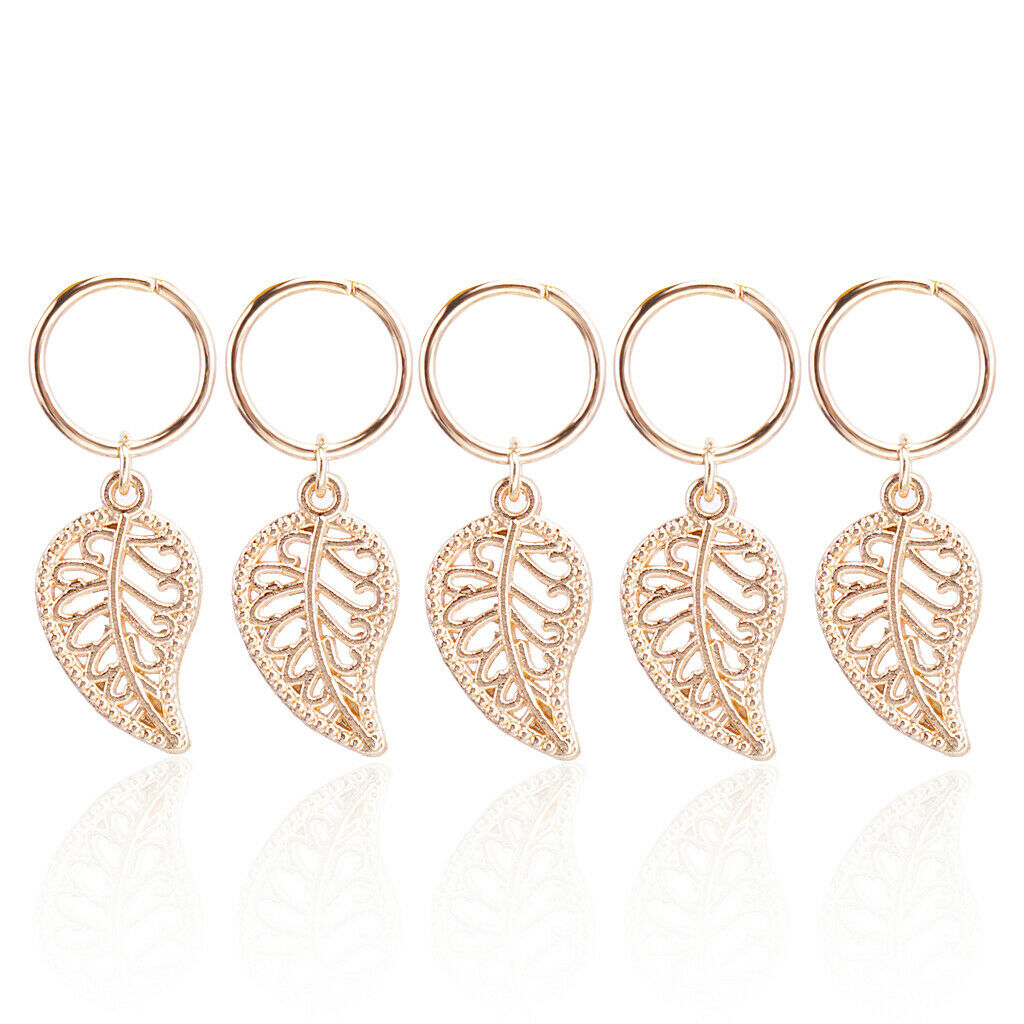 Chic DIY Braid Hairstyle Hair Clips Hair Embellishments with Tassels Leaves