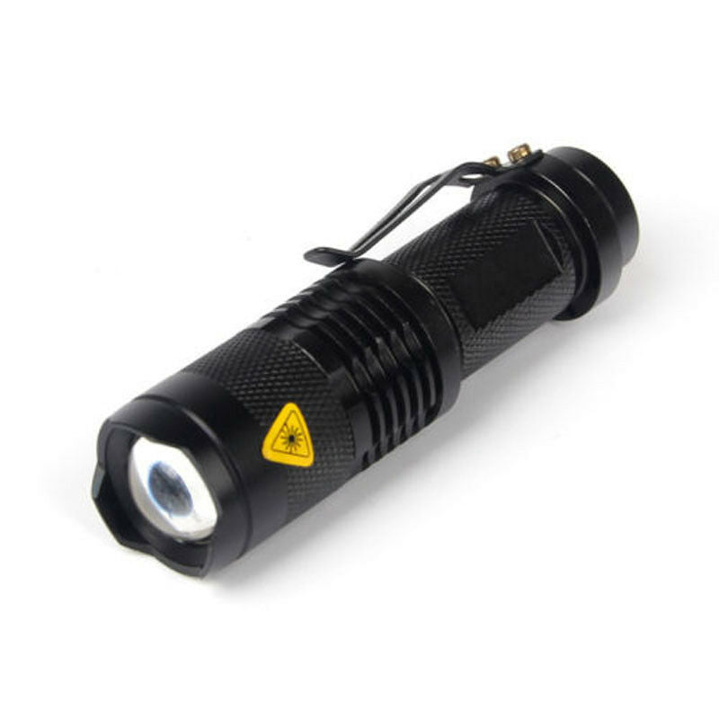 Super Bright CREE Q5 1200 Lumen 14500 ZOOMABLE LED Flashlight Torch Lamp Lights