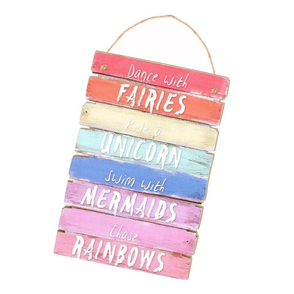 Hanging Plate Wooden Wedding Party Sign Hanging Plaque