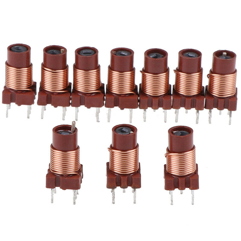 10pcs 12T 0.6uh-1.7uh Adjustable High-Frequency Ferrite Core Inductor J_DD