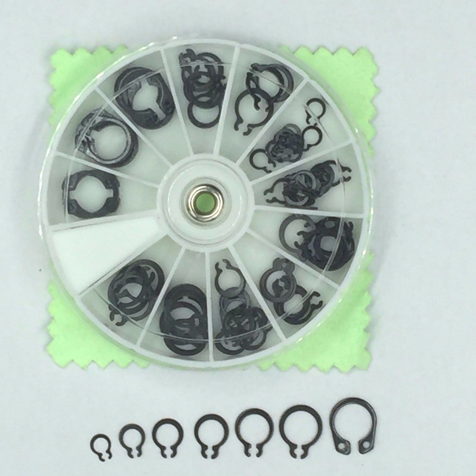 70 pcs External Circlips E-Clip Assortment Kit M4 M5 M6 M7 M8 M9 M10