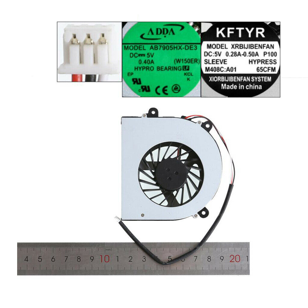 3 Pins Metal CPU Cooling Fan for Clevo W150 W350 W350ETQ W370 W370ETQ K660E