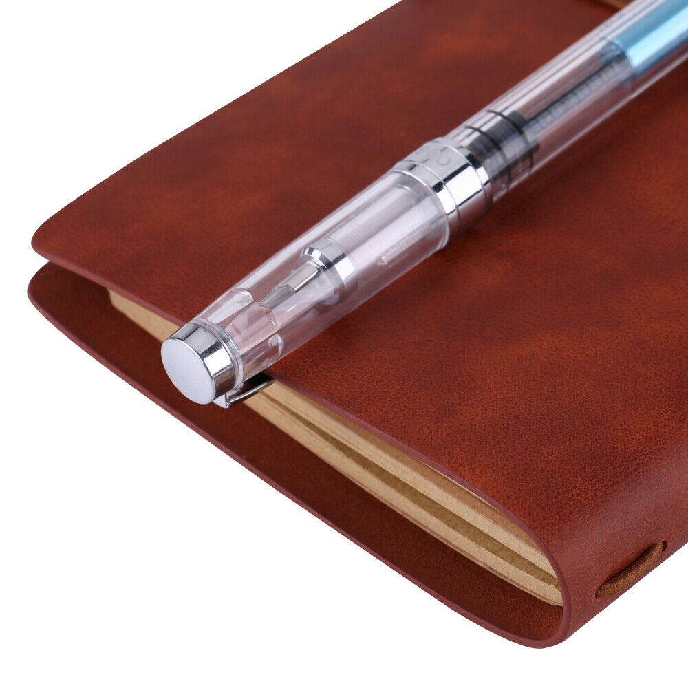4Pcs F Point  Vacuum Pump Transparent Clear Fountain Pen Fine Nib Craft DIY Gift