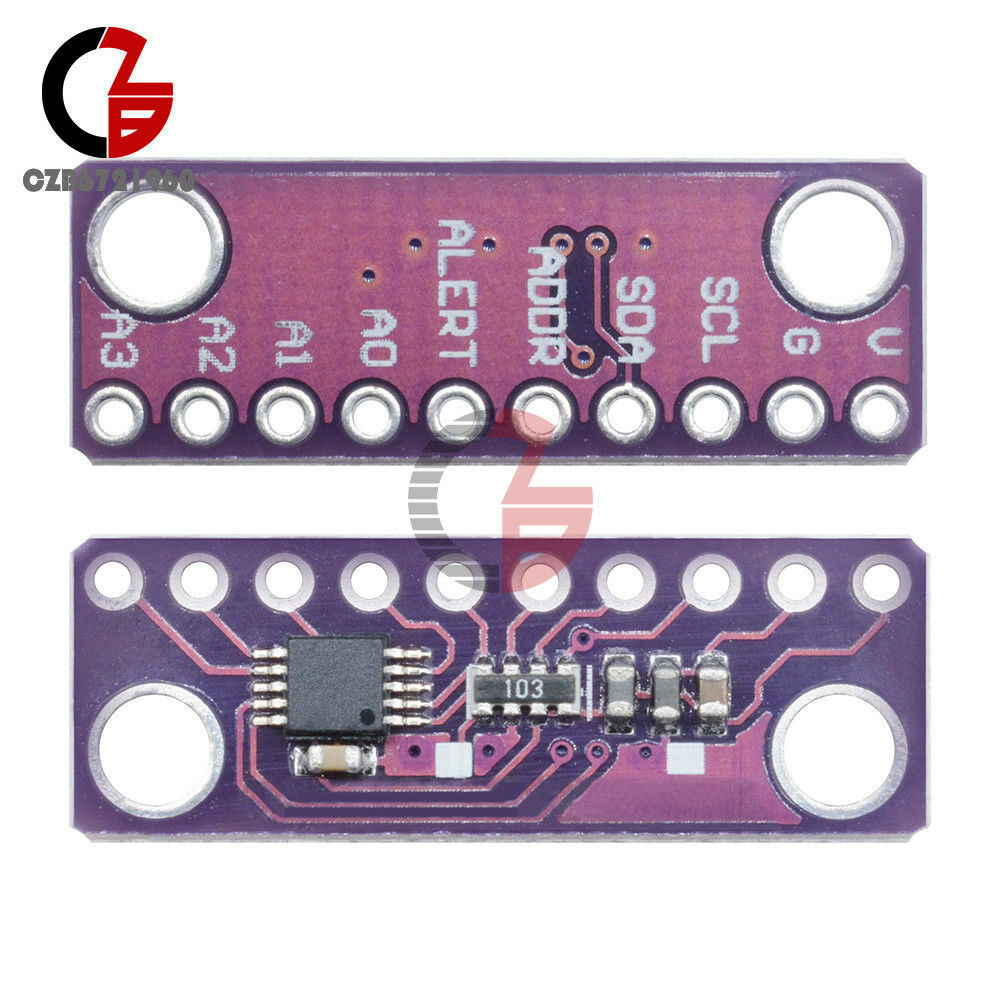 ADS1115 Module 4 Channel 16 Bit I2C ADC with Pro Gain Amplifier For Arduino New
