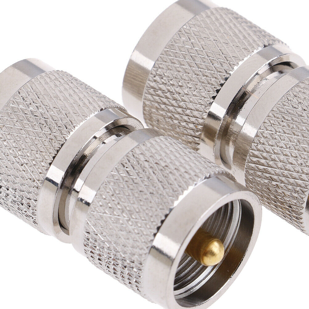 1x N Male plug to UHF PL-259 PL259 Male straight radio RF adapter connectJFADD
