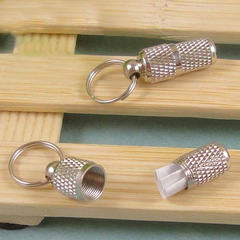 Pet Dog Cat Puppy Anti-Lost ID Tag Address Name Label Tag Barrel Tube Collar*2