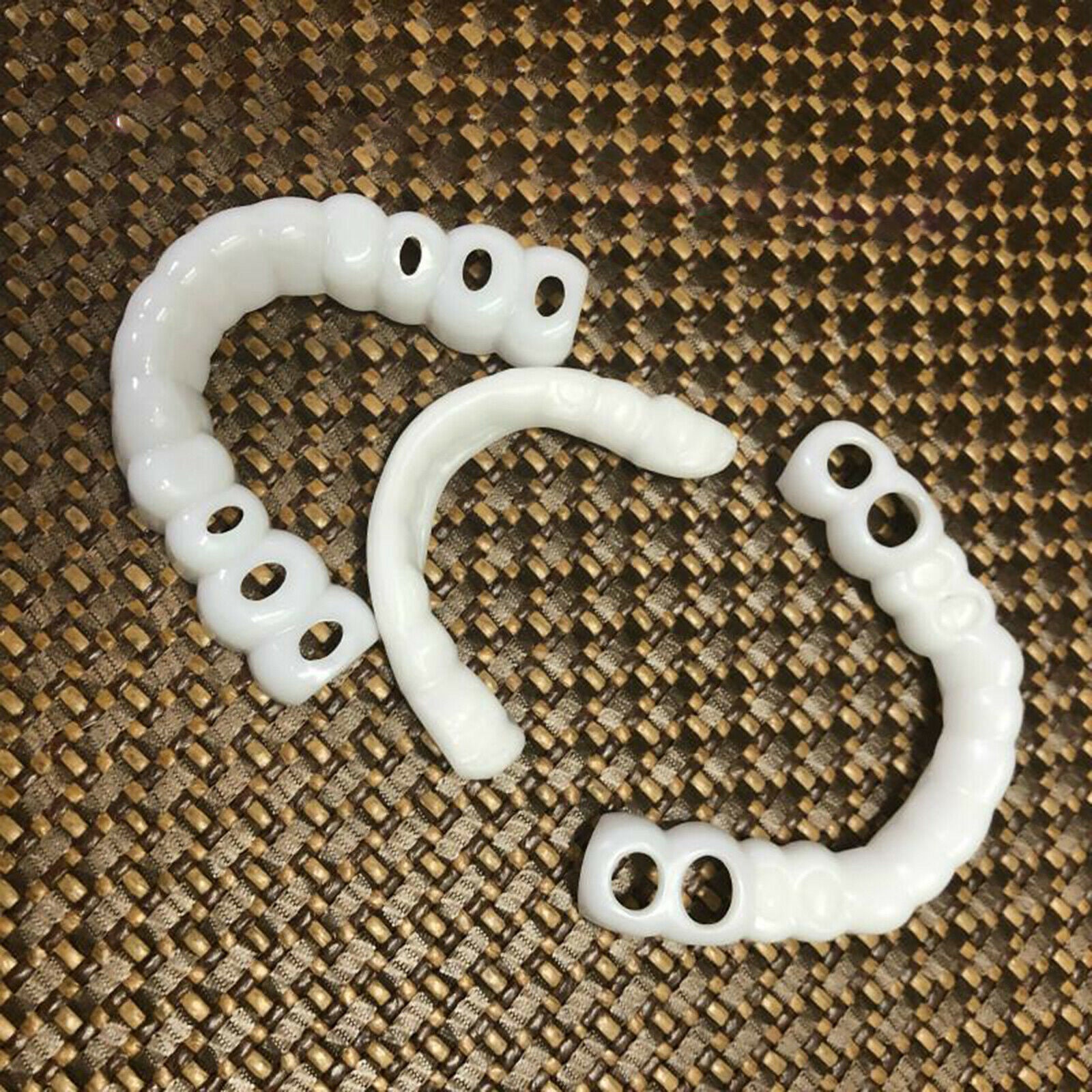 Smiling Snap False Teeth Veneers Cosmetic Tooth Cover Simulation Braces