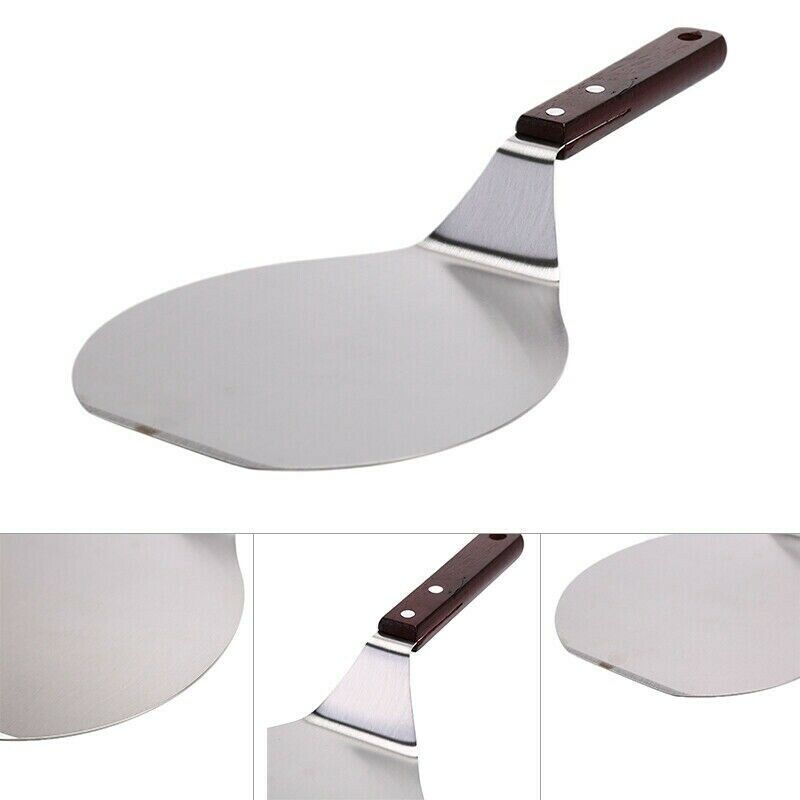 Spatula Cake Stainless Steel Pizza Peel Lifter Paddle Baking Tra Shovel