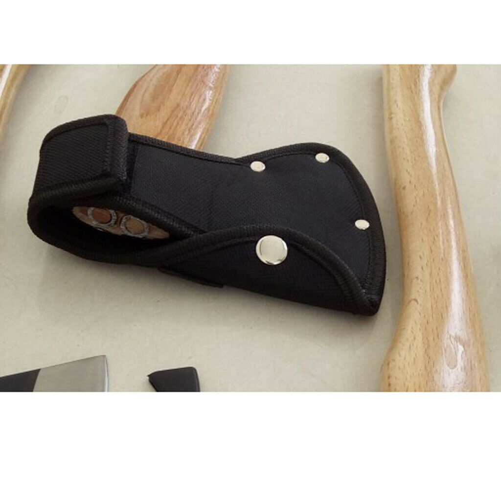 Oxford Cloth Axe Blade Hunting Cover Black for Ax Camping Outdoor 16.5x11cm