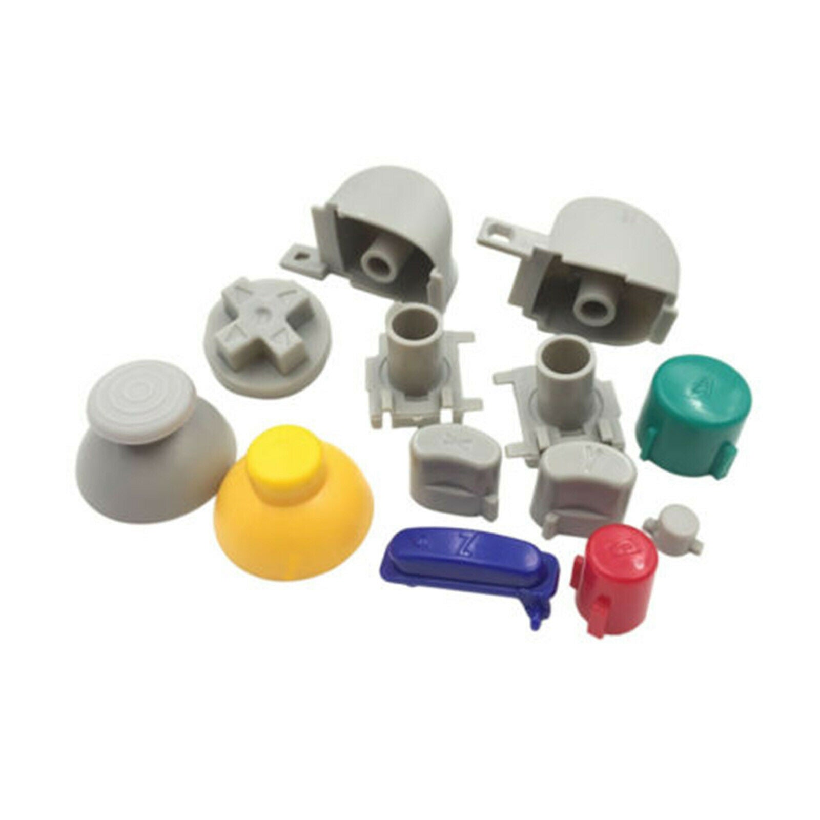 Fit for Gamecube Controller Replacement Button Cap Thumb Stick Parts