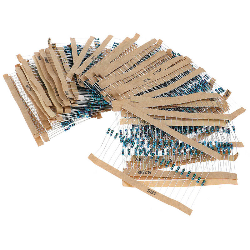 Metal film Resistance 73 Values x 1460 Piece 1/4W Resistance assortment Set Lt