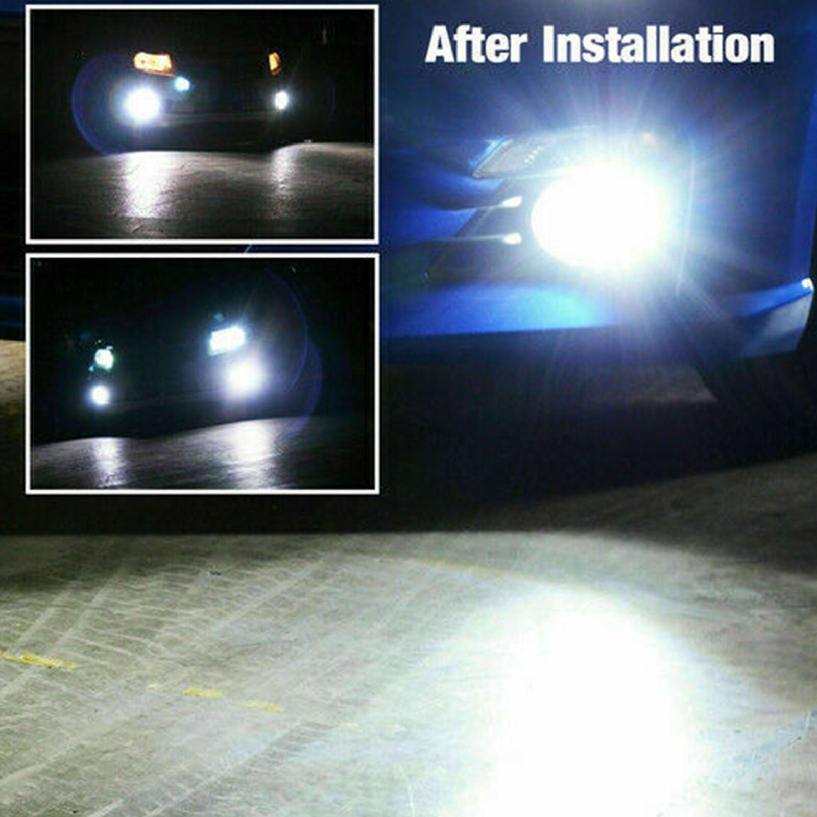 2PCS 5202 6000K LED Headlight Fog Light Bulbs For 2014 2015 GMC Sierra 1500