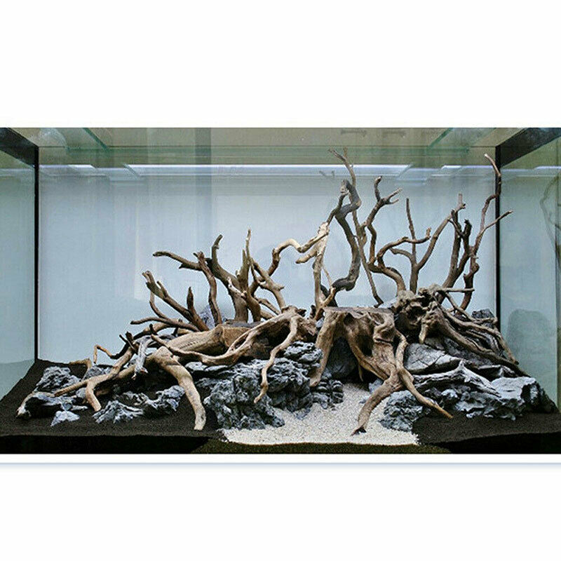 Aquarium Natural Tree Trunk Driftwood Fish Tank Plant Wood Decor OrnamentRNJ SJ