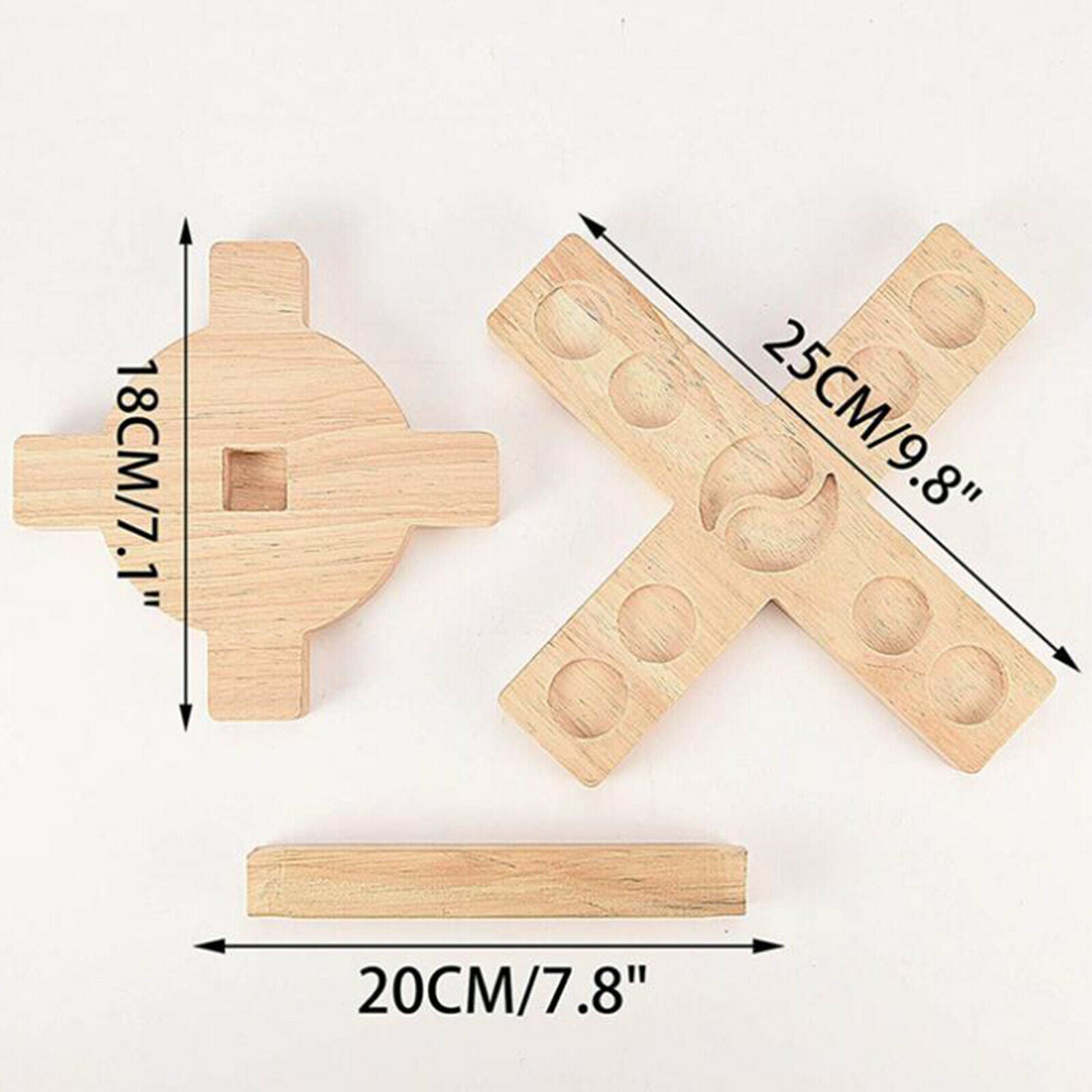 Wooden Ring Toss Hooks Interactive Game for Bars Party Home for Adults