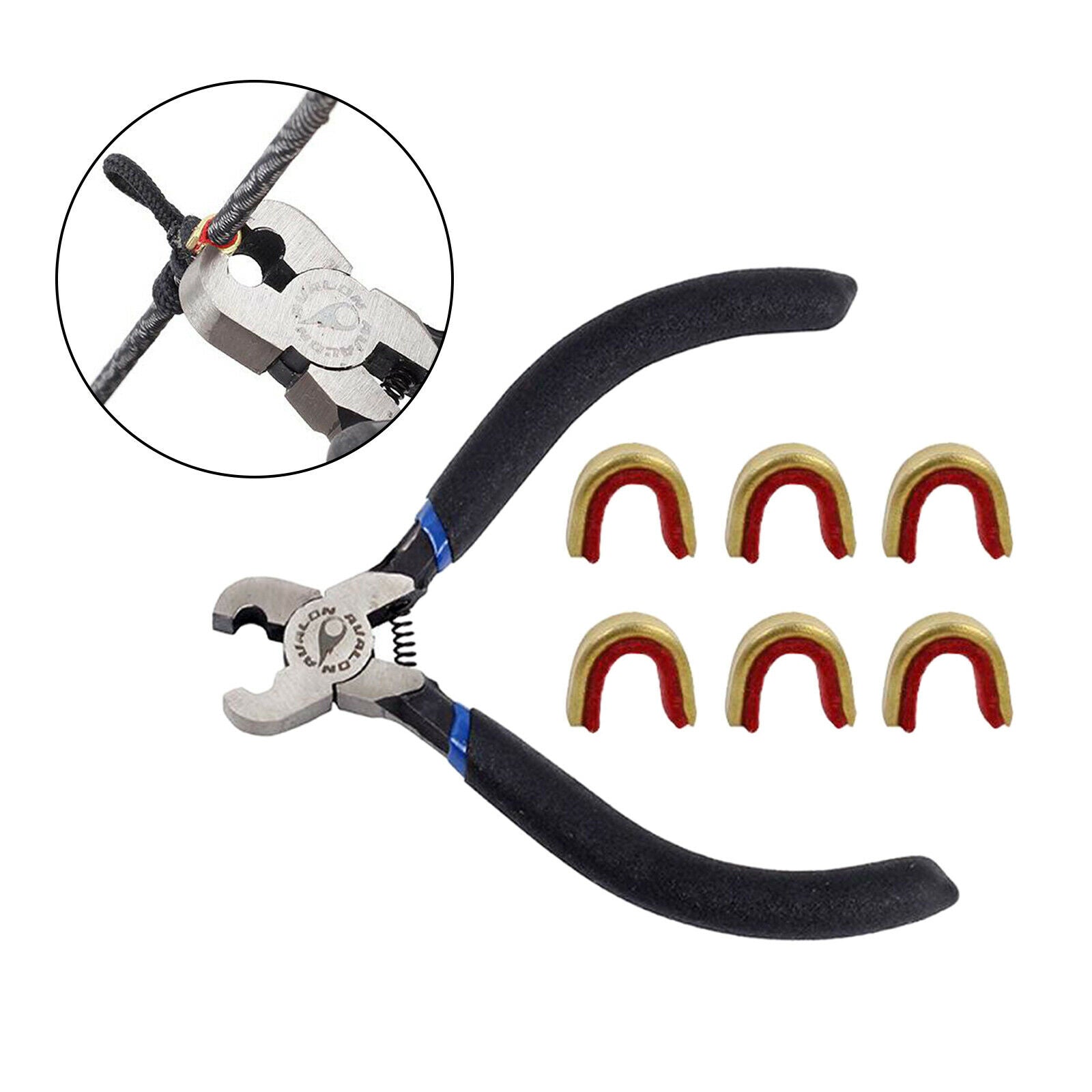 Archery Bow String Nocking Points Plier Buckle Clip for Compound Recurve Bow