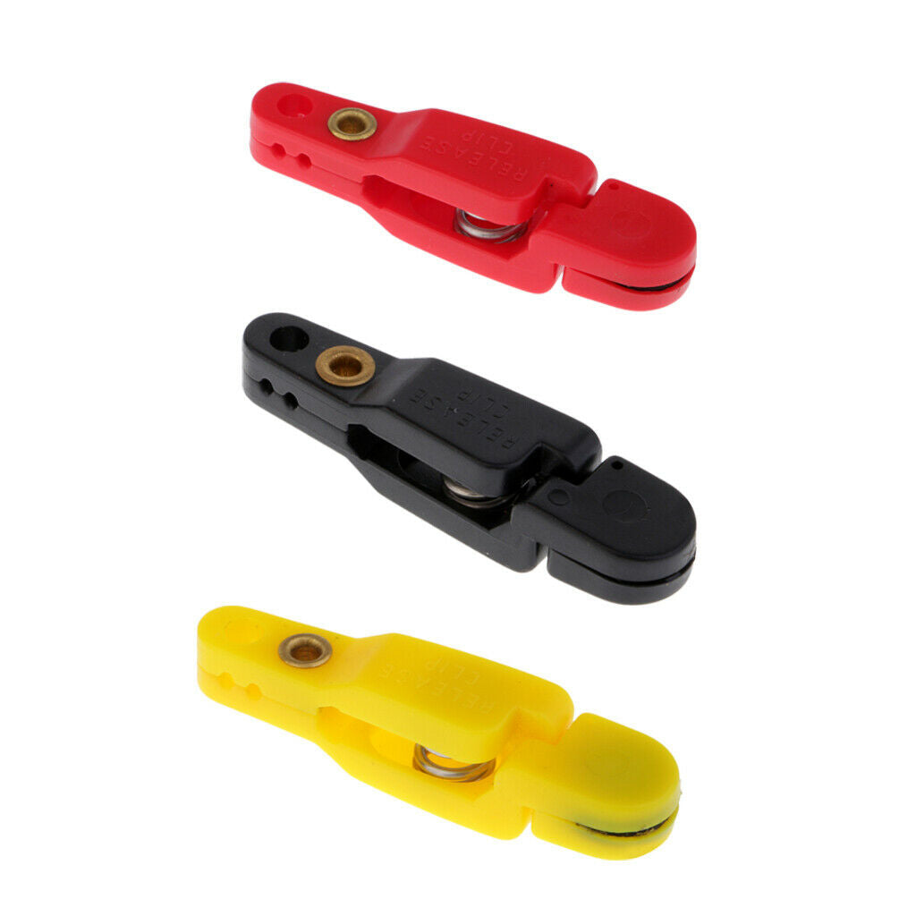 3pcs Snap Release Clips Planer Board Outrigger Downrigger Power Grip Clips