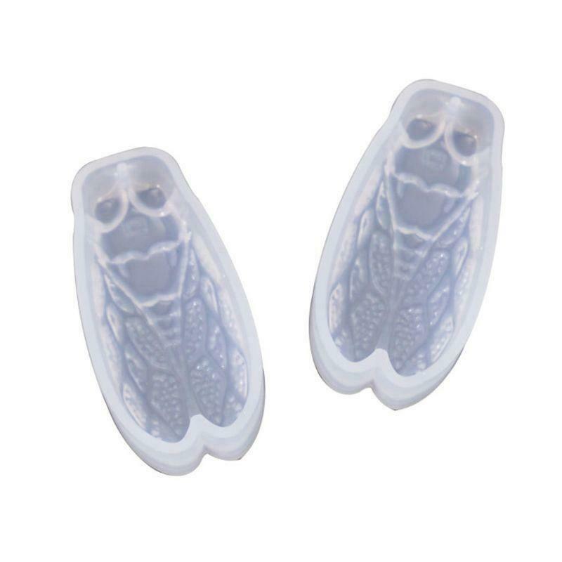 Crystal Epoxy Cicada Shape Silicone Mold DIY Handmade Jewelry Pendant Mould Tool