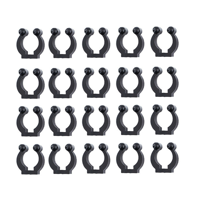 20Pcs/Set Plastic Clip Fishing Rod Storage Rack Pool Cues Exhibition ClipFCA