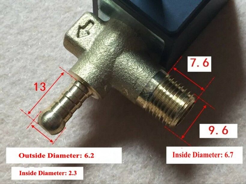 1pcs OLAB 6000 Solenoid Valve AC230V/50Hz Water Air Valve Normal Closed N/C