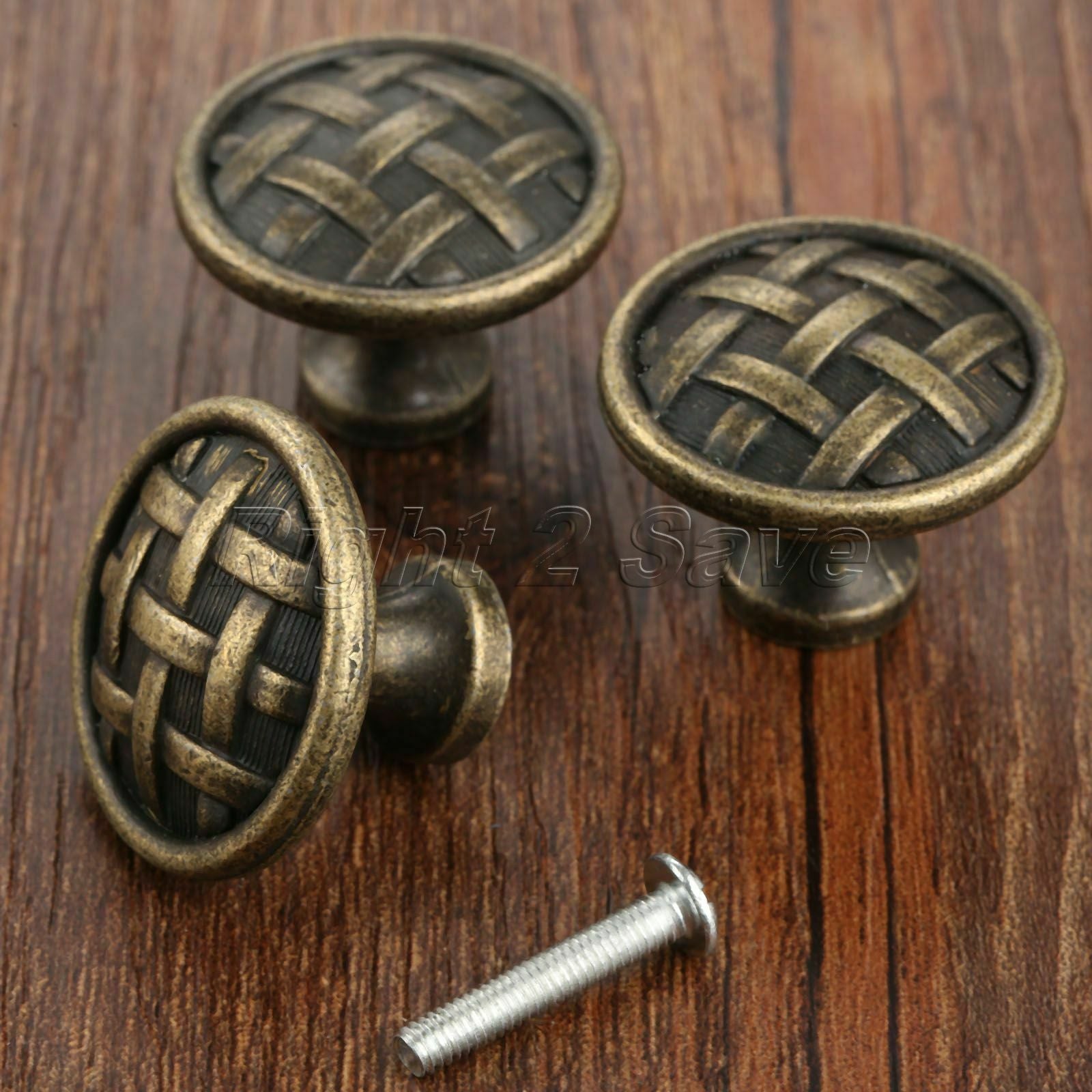1pc Elegant Furniture Door Pull Handle Retro Round Cabinet Drawer Knob Hardware