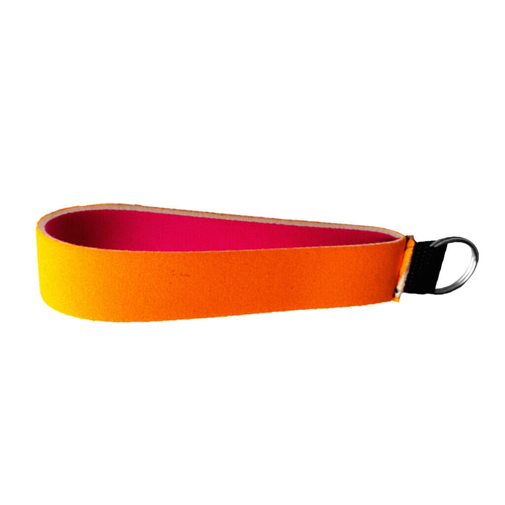7 Pieces Neoprene Wristlet Keychain Wrist Strap Band Key Holder with 7/8 inch