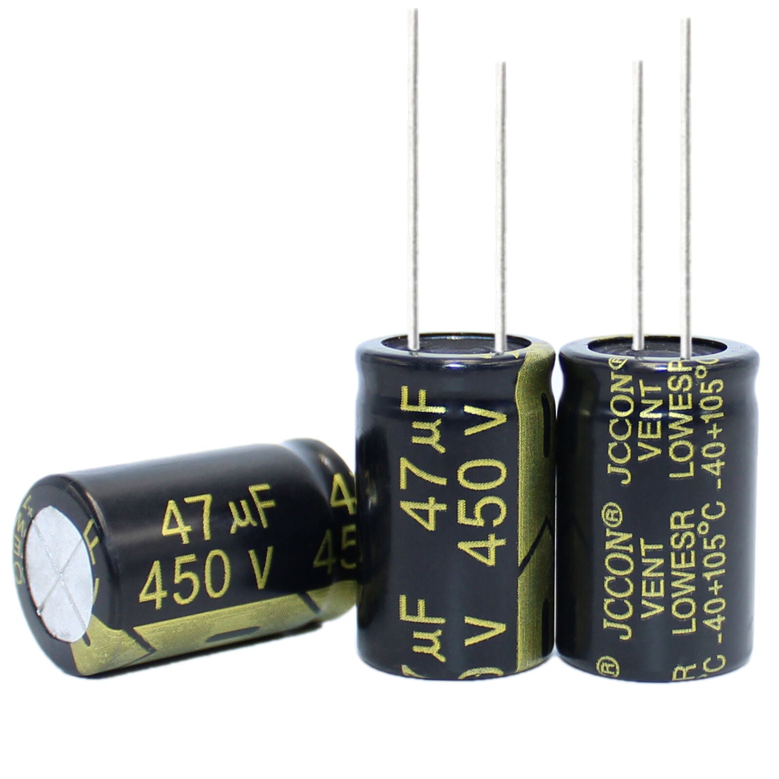 10pcs 450v47uf Aluminum electrolytic capacitor Power adapter inverter 16x25mm