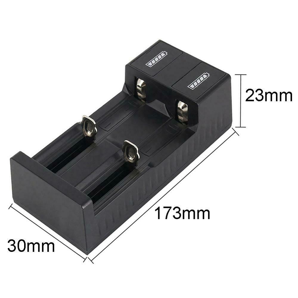 Universal 2slot USB Smart Charger 3.7V for 18650 Charger Rechargeable Batteries