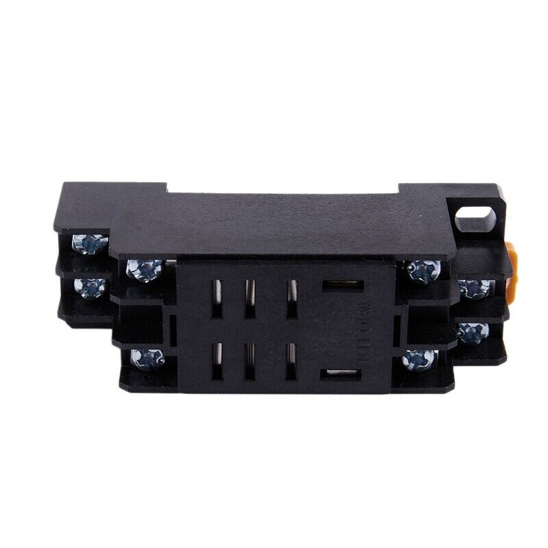 12V DC Coil Power Relay DPDT LY2NJ HH62P-L JQX-13F 10A With PTF08A Socket BaseR8
