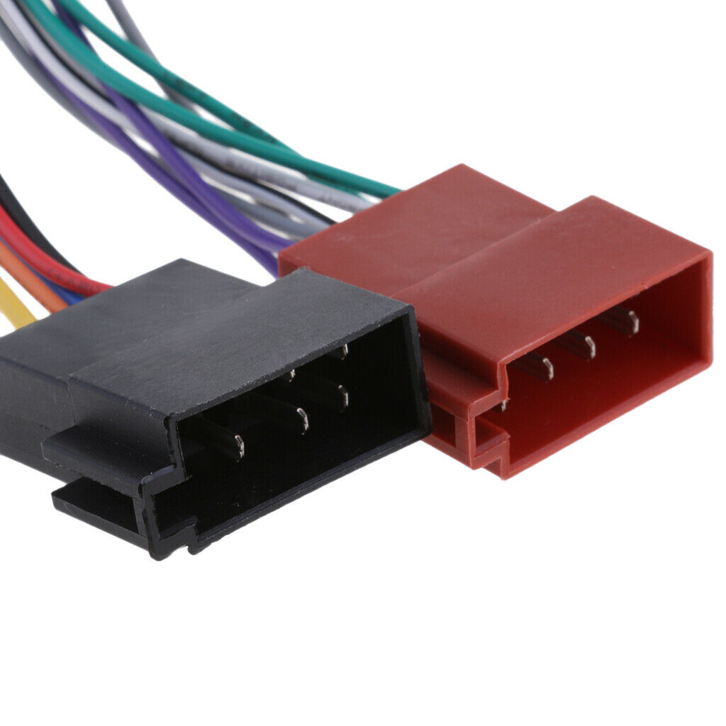 16-pin Car Radio Sound ISO Lead Wire Harness Connectors For JVC