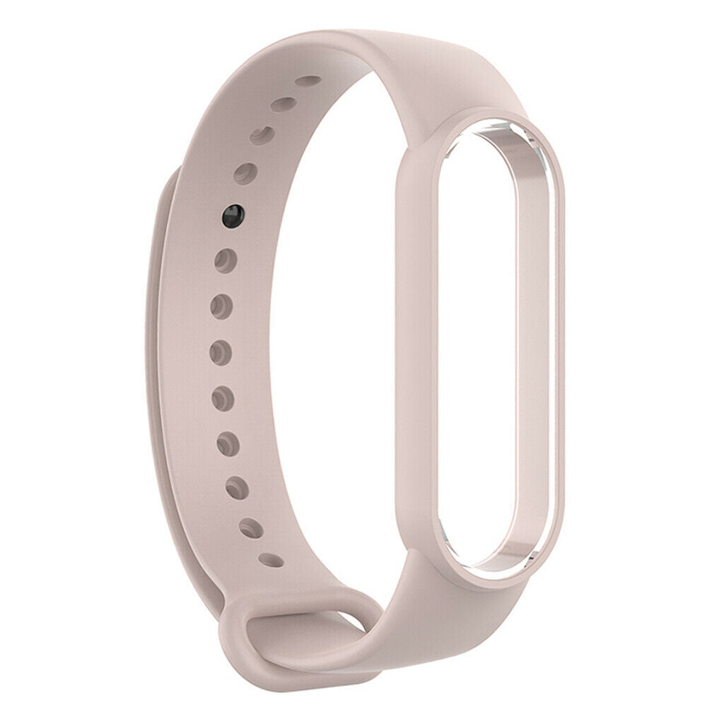 Replacement Silicone Band Watch Strap for  MI Band 5 New Light Pink
